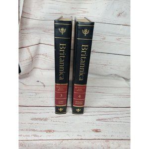 The New Encyclopaedia Britannica #3 & #4 Micropaedia Ready Reference Books